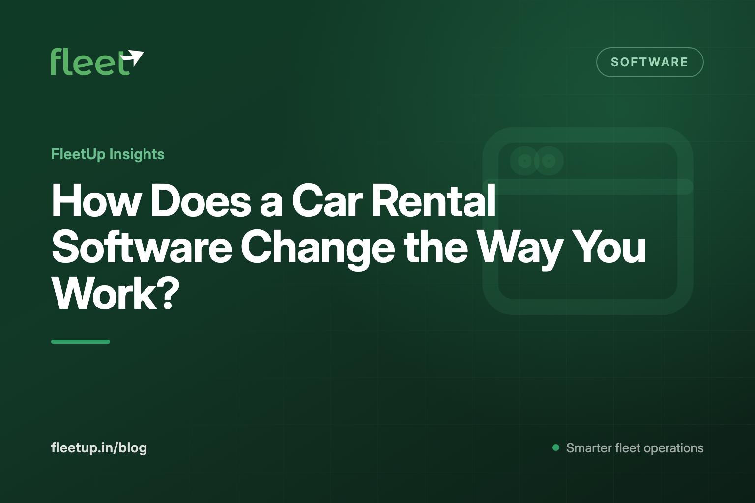 How Does a Car Rental Software Change the Way You Work?