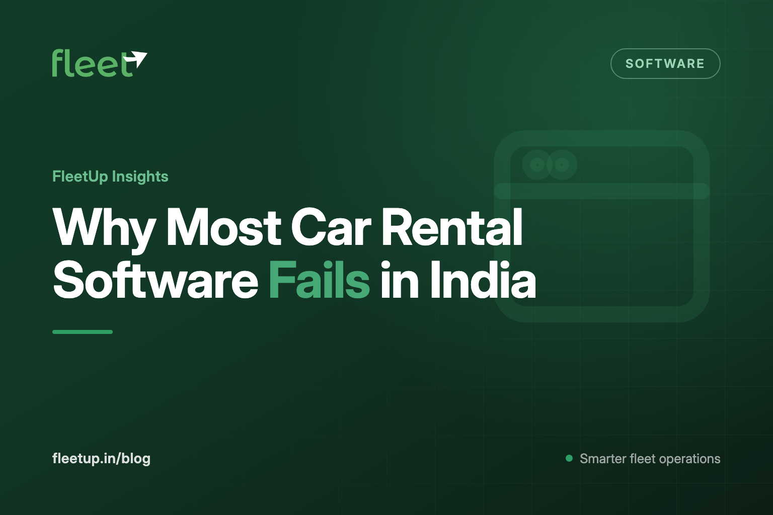 Why Most Car Rental Software Fails in India