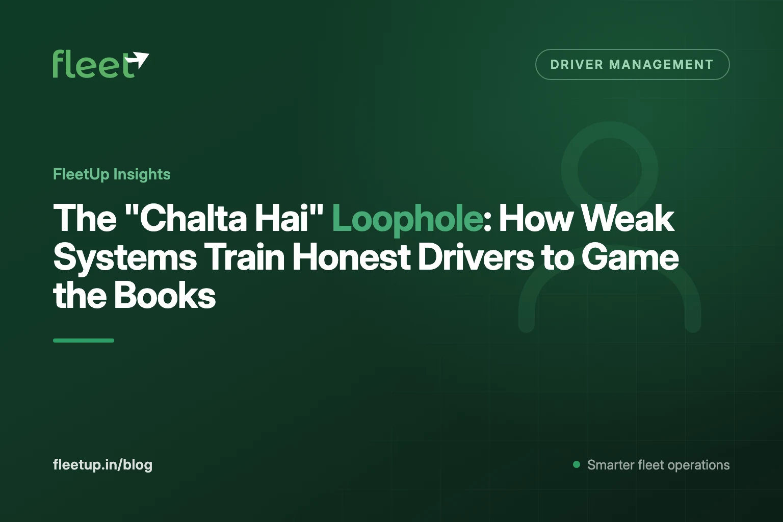 The "Chalta Hai" Loophole: How Weak Systems Train Honest Drivers to Game the Books