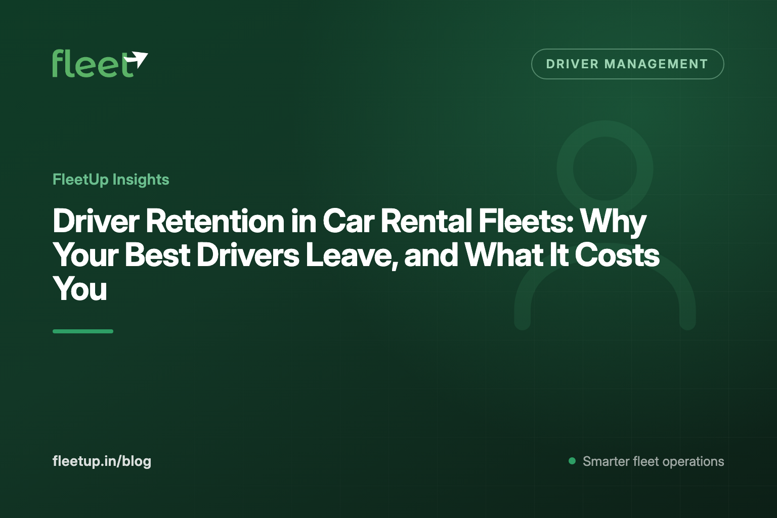 Driver Retention in Car Rental Fleets: Why Your Best Drivers Leave, and What It Costs You