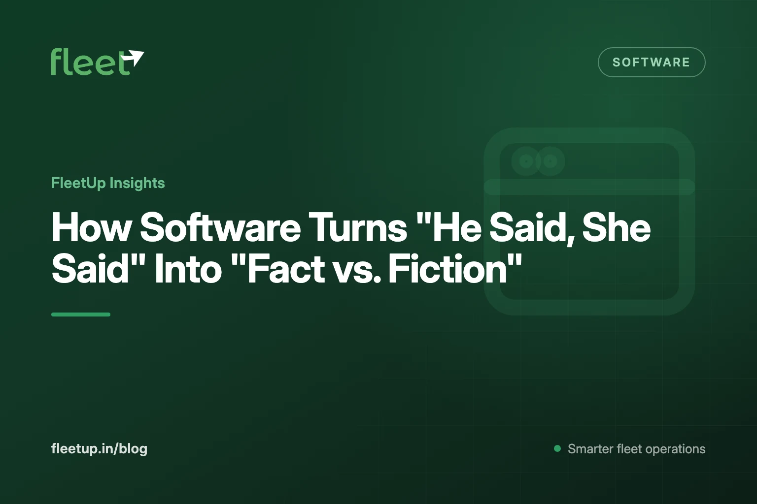How Software Turns "He Said, She Said" Into "Fact vs. Fiction"