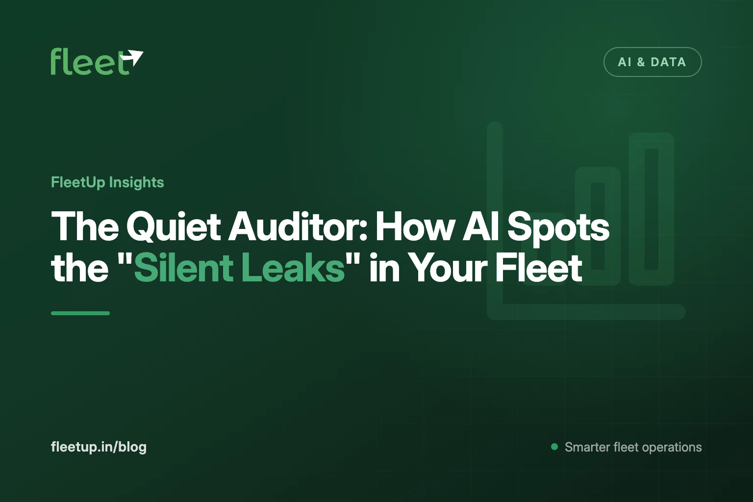 The Quiet Auditor: How AI Spots the "Silent Leaks" in Your Fleet