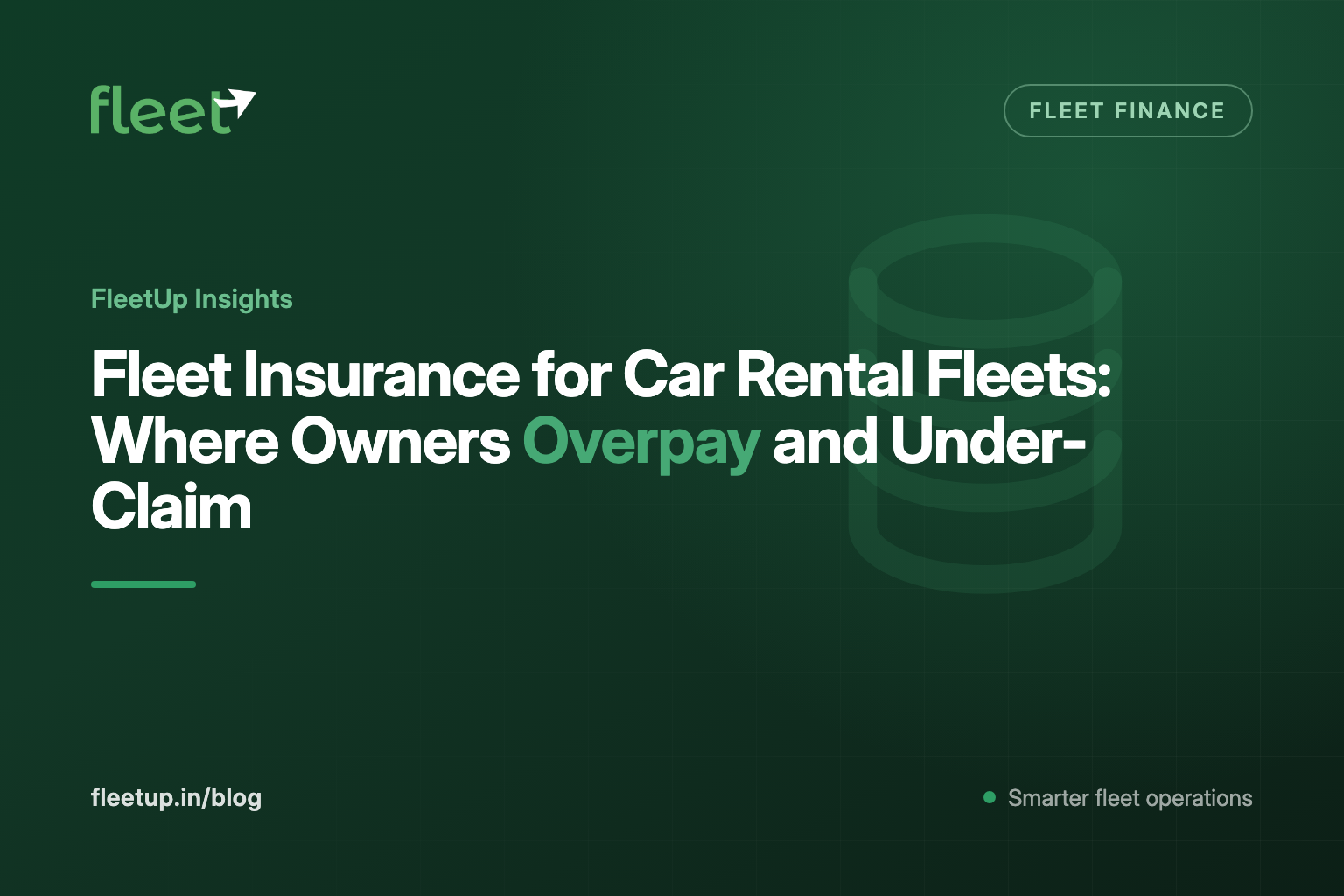 Fleet Insurance for Car Rental Fleets: Where Owners Overpay and Under-Claim