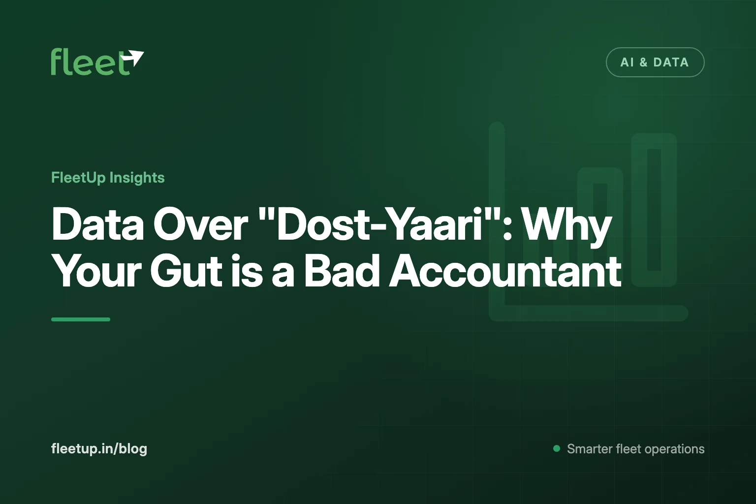 Data Over "Dost-Yaari": Why Your Gut is a Bad Accountant