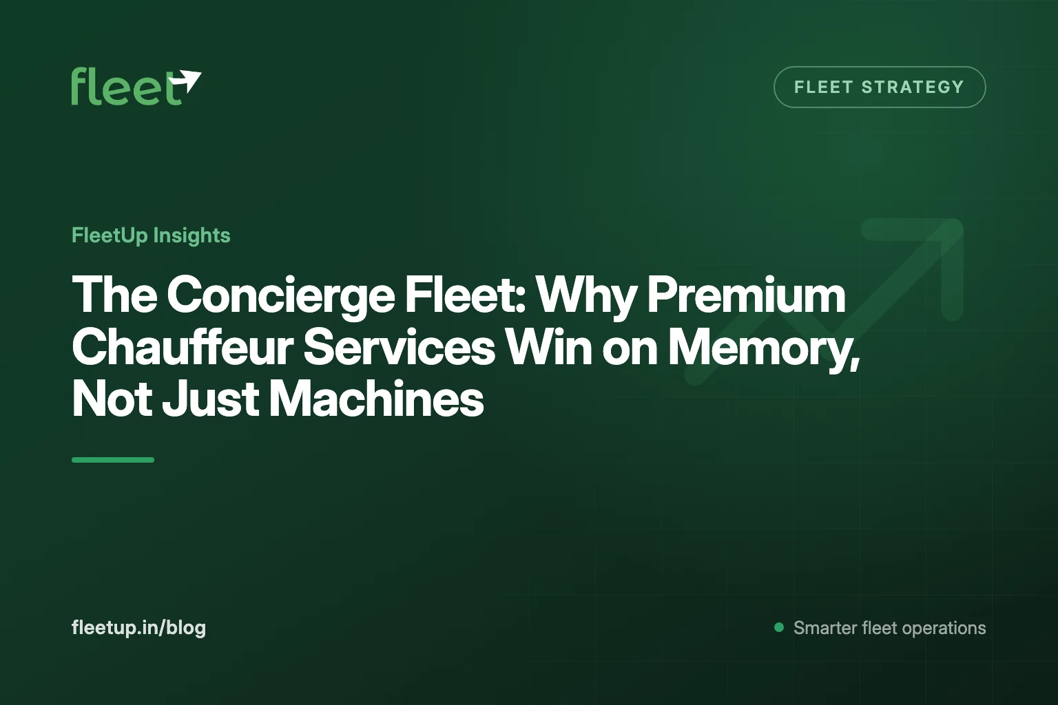 The Concierge Fleet: Why Premium Chauffeur Services Win on Memory, Not Just Machines