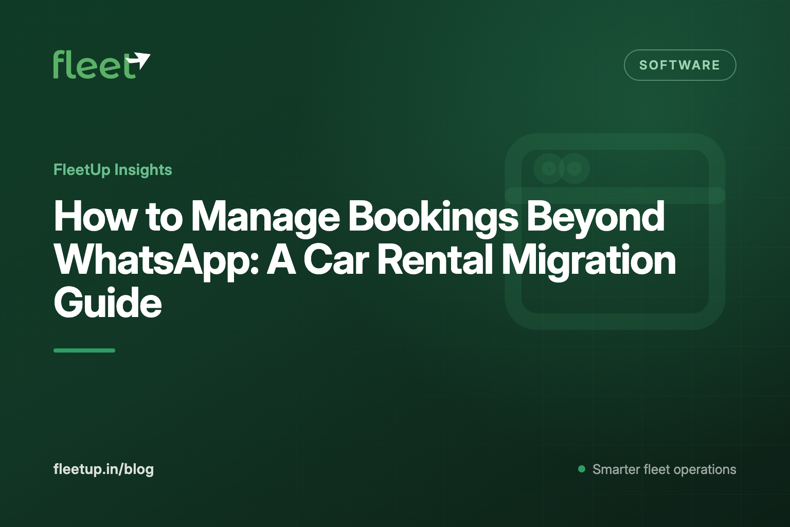 How to Manage Bookings Beyond WhatsApp: A Car Rental Migration Guide