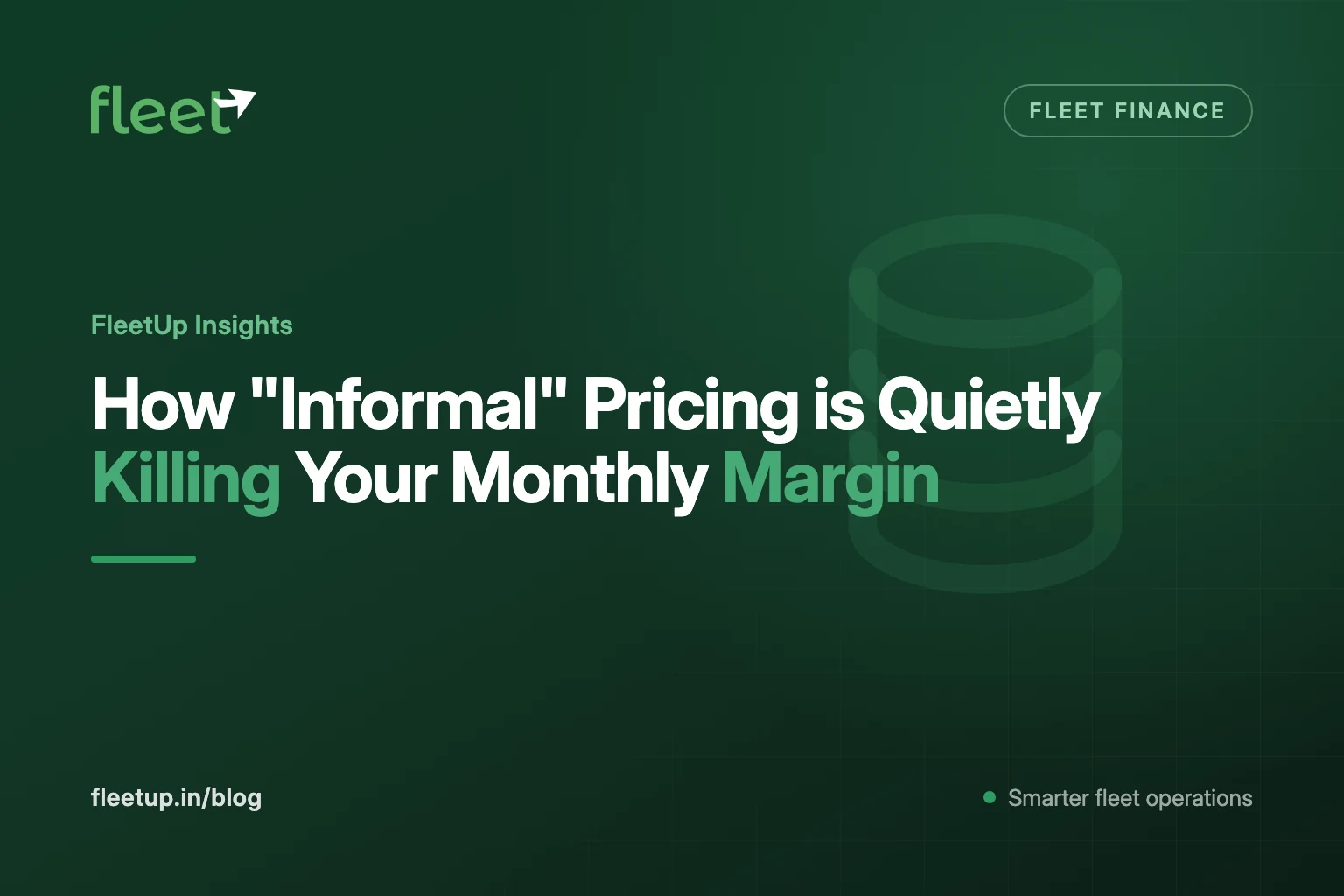 How "Informal" Pricing is Quietly Killing Your Monthly Margin