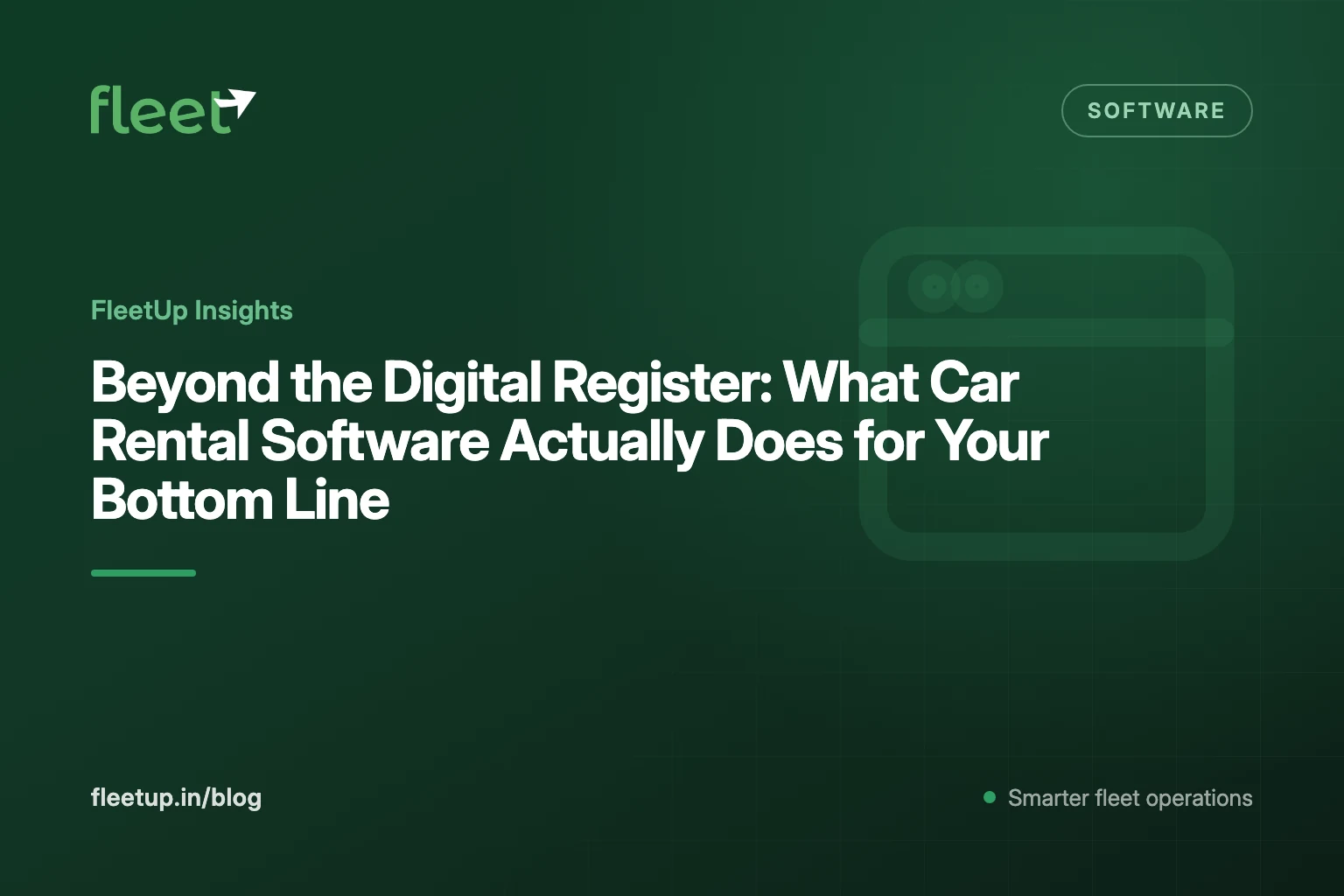 What Is a Car Rental Software?