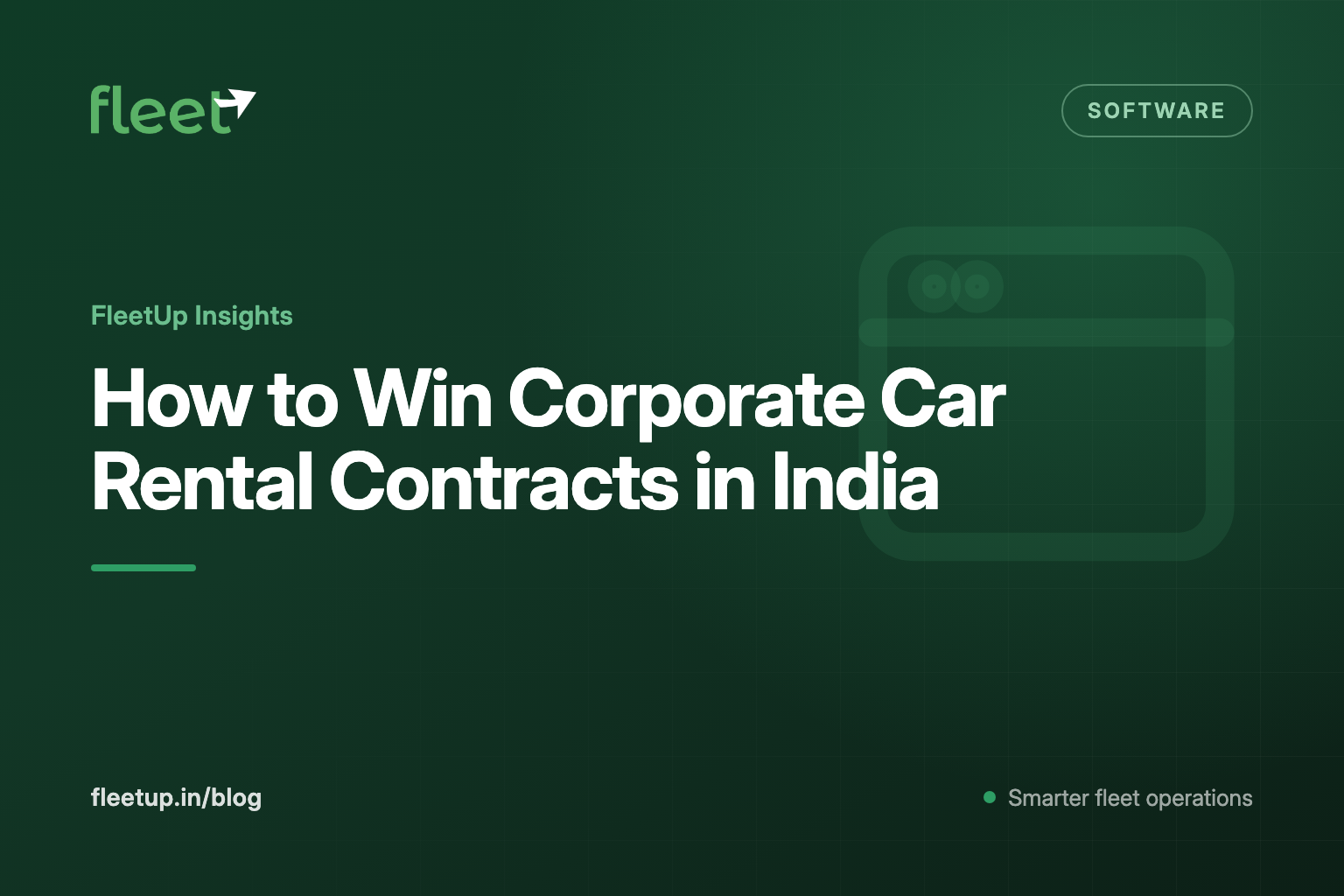 How to Win Corporate Car Rental Contracts in India